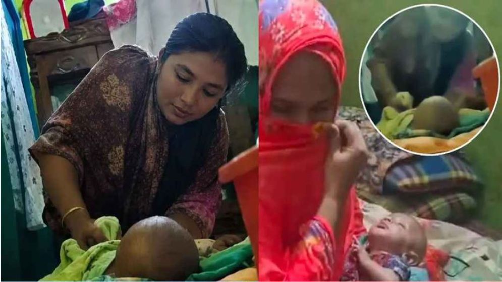শিশুর পা মোচড় দেওয়ার ভিডিও ভাইরাল, যা বলছে পরিবার