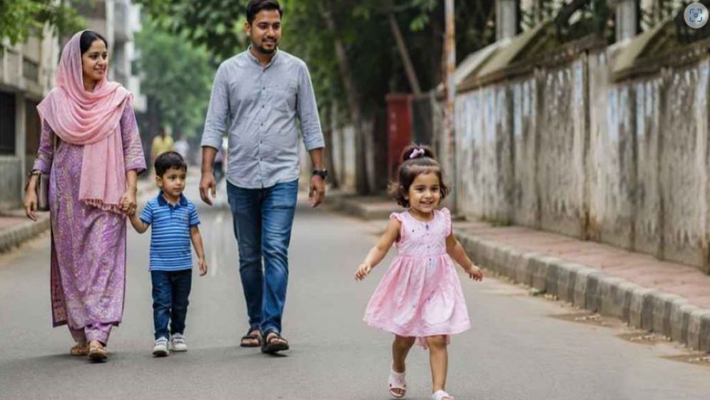 বাবার হাত ছেড়ে সামনে চলে যায় নওরিন, অতঃপর...