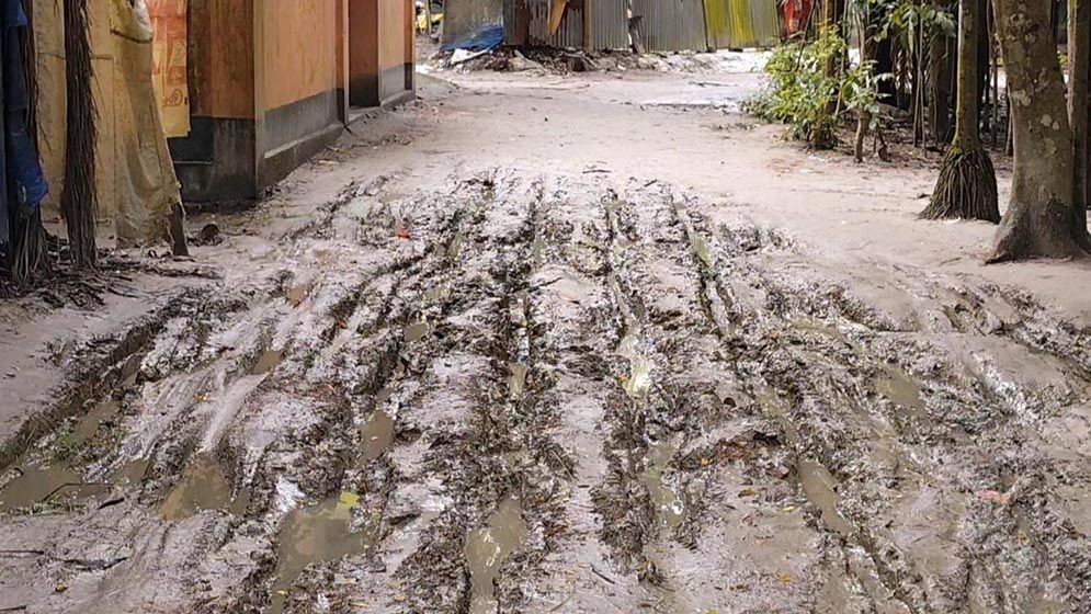 রাস্তার ইট তুলে বিক্রি করলেন ইউপি সদস্য