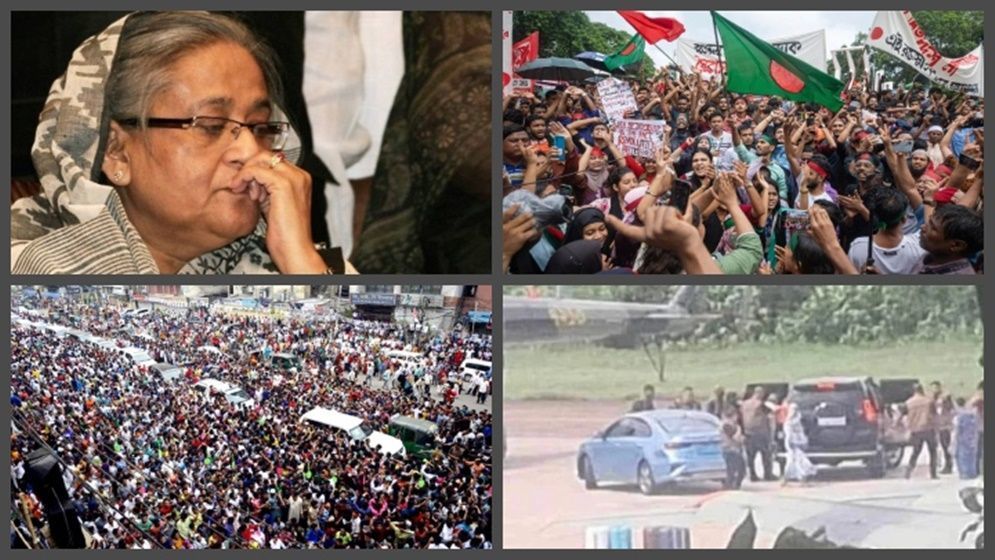 হাসিনার পতনের আগের ৭২ ঘণ্টায় কী ঘটেছিল?