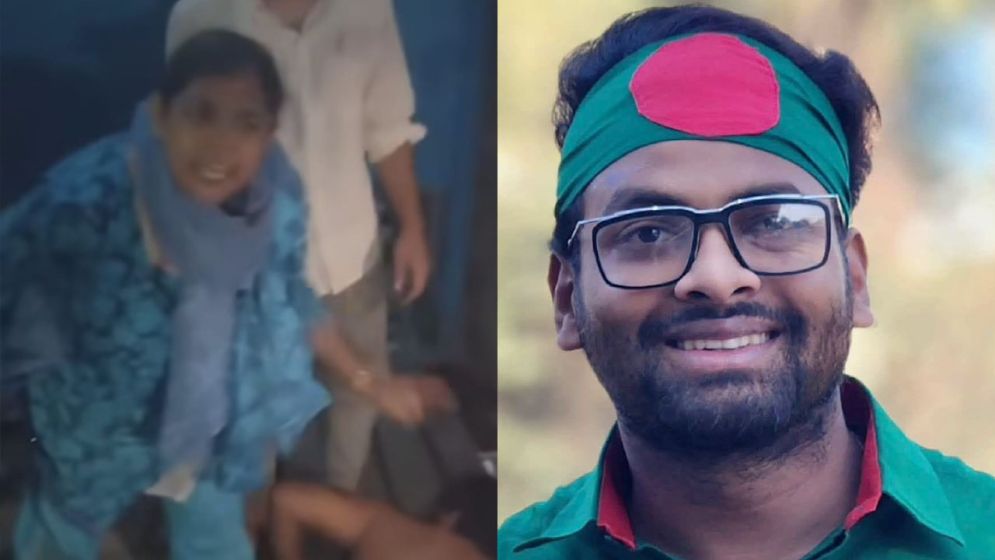 জুলাইযোদ্ধা আয়াসকে বেধড়ক পেটালেন সেই শান্তা ফারজানা