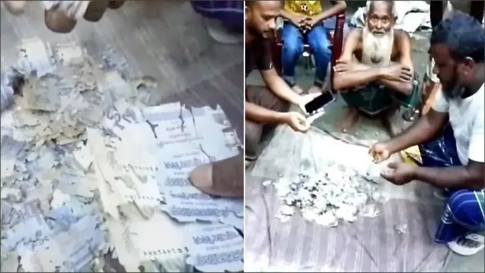 রিকশাচালকের দুই লাখ টাকা কেটে নষ্ট করলো ইঁদুর-উইপোকা
