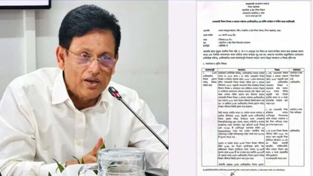 মন্ত্রী বলছেন শিক্ষক নিয়োগ নিয়ে সিদ্ধান্ত হয়নি, নথিপত্রে ভিন্নকথা