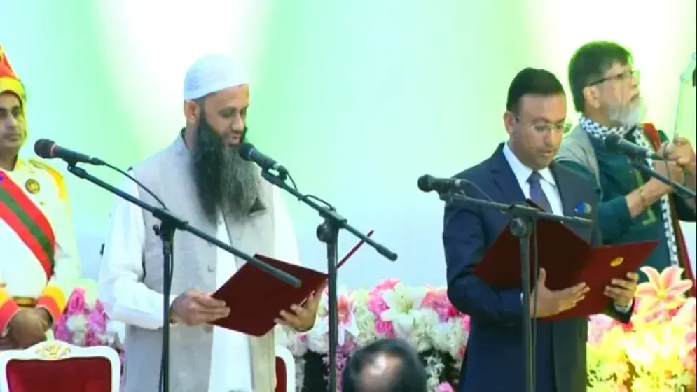 প্রতিমন্ত্রী হিসেবে শপথ নিলেন হুমায়ুন কবির ও শামীম কায়সার
