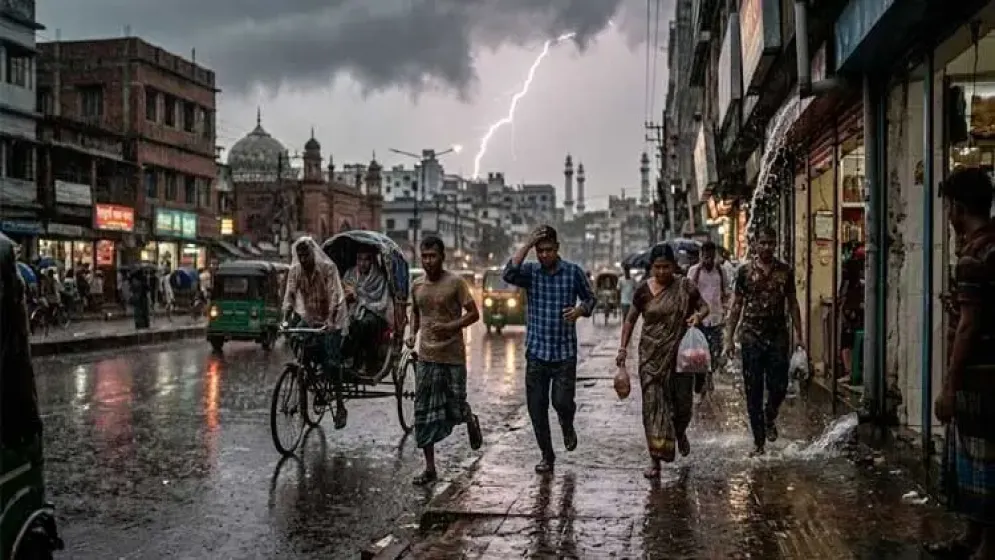 ঢাকায় দুপুরের মধ্যে বজ্রসহ বৃষ্টি হতে পারে