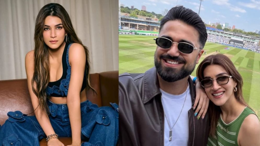 অন্তর্বাস বিতর্কের পর এবার ‘প্রেমিক’কে সামনে আনলেন কৃতি