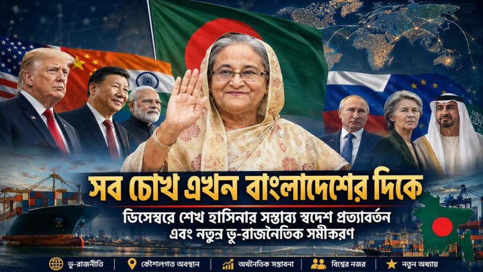 শেখ হাসিনার প্রত্যাবর্তন, বদলে যেতেপারে দক্ষিণ এশিয়ার ভূ-রাজনীতি