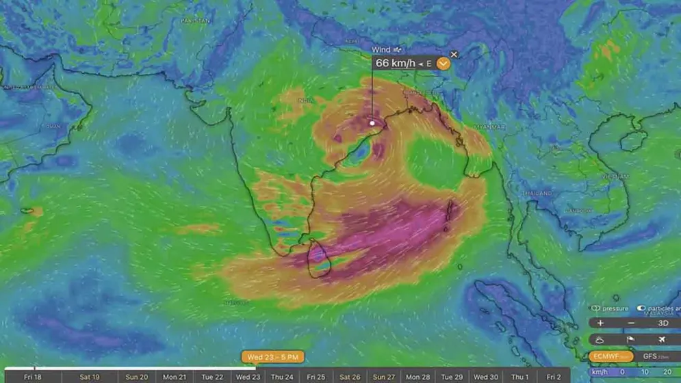 বঙ্গোপসাগরে ঘূর্ণিঝড়ের শঙ্কা, আঘাত হানতে পারে যেসব এলাকায়