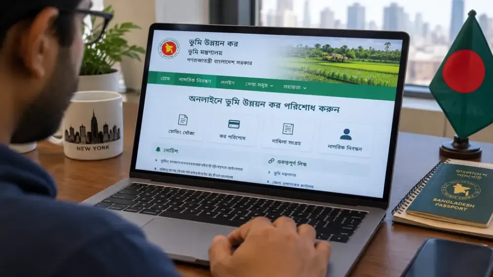 আমেরিকা থেকেই অনলাইনে দেয়া যাবে দেশের জমির খাজনা, জানুন সম্পূর্ণ নিয়ম