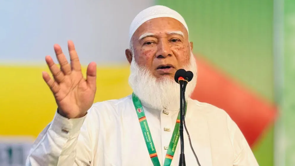 মুখের দাগ নিয়ে ব্যাখ্যা দিলেন জামায়াত আমির